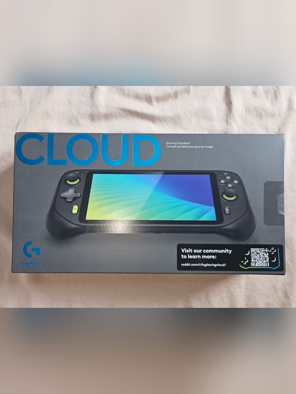 Logitech G Cloud Android Based RARE BLACK Handheld Video Game Console. NIB
